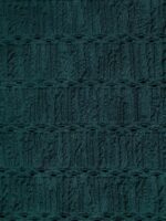 Dark Green Textured Halter Plus Size Tankini Top - Image 8