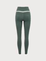 Sage Green High Waisted Pockets Leggings 26" - Image 9