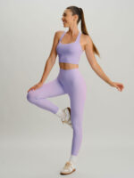 Light Purple Cut Out Leggings 24" - Image 7