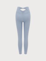 Light Blue Cut Out Leggings 24" - Image 10