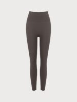 Dark Coffee Cut Out Leggings 24" - Image 11