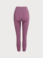 Purple V-Waist Leggings 24" - Image 8