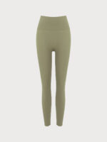 Green Gold Cut Out Leggings 24" - Image 7