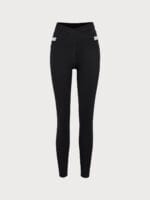 Black High Waisted Pockets Leggings 26" - Image 6