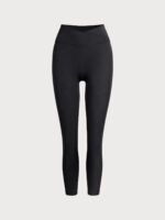 Black V-Waist Leggings 24" - Image 8