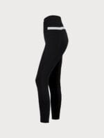 Black High Waisted Pockets Leggings 26" - Image 7