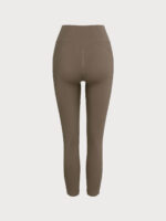 Coffee V-Waist Leggings 24" - Image 6