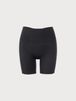 Black Cut Out Shorts 5" - Image 6