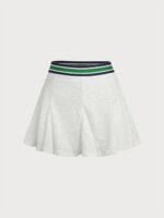 Textured Contrast Trim Sports Skirt - Image 9