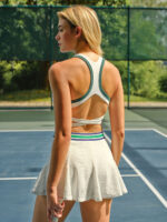Textured Contrast Trim Sports Skirt - Image 6