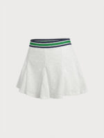 Textured Contrast Trim Sports Skirt - Image 10