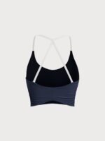 Navy Halter Sports Bra - Light Support - Image 13