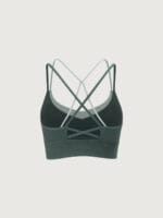 Sage Green X Cross Sports Bra - Light Support - Image 10