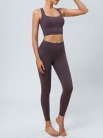 Purple Twist X-Cross Sports Bra - Light Support - Image 5