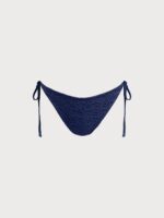 Blue Crochet Tie Bikini Bottom - Image 5