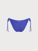 Royal Blue Crochet Tie Bikini Bottom - Image 7