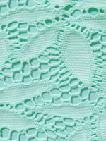 Cyan Textured High Cut Bikini Bottom - Image 8