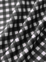 Black Gingham Plus Size Tankini Bottom - Image 8