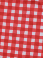 Red Gingham Plus Size Tankini Top - Image 7