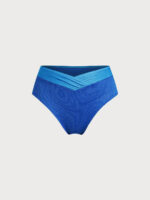 Blue Twist Plus Size Bikini Bottom - Image 5