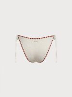 Off White Stitch Tie Bikini Bottom - Image 6