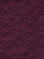 Burgundy Textured V Notch Bikini Top - Image 9