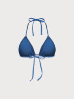 Blue Gradient Textured Bikini Top - Image 7