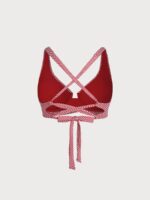 Red Gingham Plus Size Bikini Top - Image 7