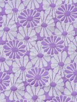 Purple Floral Print Plus Size Bikini Bottom - Image 7