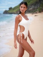 White X Cross One-Piece Swimsuit - Image 3
