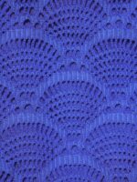Royal Blue Lace Scallop Cutout One-Piece Swimsuit - Image 8