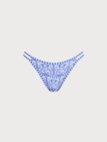 Blue Print Cutout Bikini Bottom - Image 5