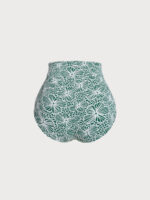 Green Jacquard Full Coverage Surf Bottoms - Image 7