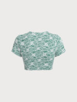 Green Jacquard Surf Short Sleeve - Image 6