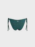Green Monogram Tie Bikini Bottom - Image 10