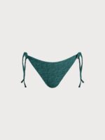 Green Monogram Tie Bikini Bottom - Image 9