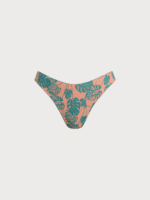 Green Floral Reversible Bikini Bottom - Image 9