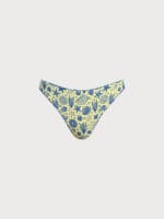 Blue Reversible Print Bikini Bottom - Image 10