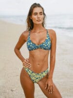 Blue Reversible Print Bikini Bottom - Image 8