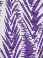 Purple Leaf Textured Bikini Bottom - Image 11