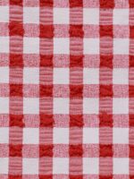 Red Gingham Knot Bikini Top - Image 9