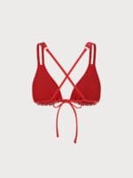 Red Gingham Strappy Bikini Top - Image 10