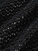 Black Round Neck Cover-up Dress - Image 7