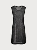 Black Round Neck Cover-up Dress - Image 6