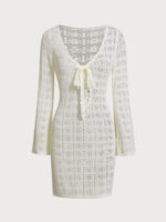 White V Neck Cover-up - Image 6