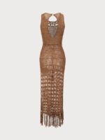 Brown Cover-Up Dress - Image 7