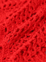 Red Crochet Cover-Up Skirt - Image 8
