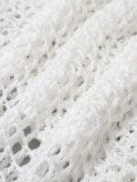 White Crochet Layered Cover-Up Skirt - Image 7