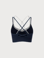 Navy X Cross Sports Bra - Light Support - Image 7