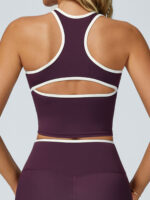 Purple V Neck Tank Top - Image 7